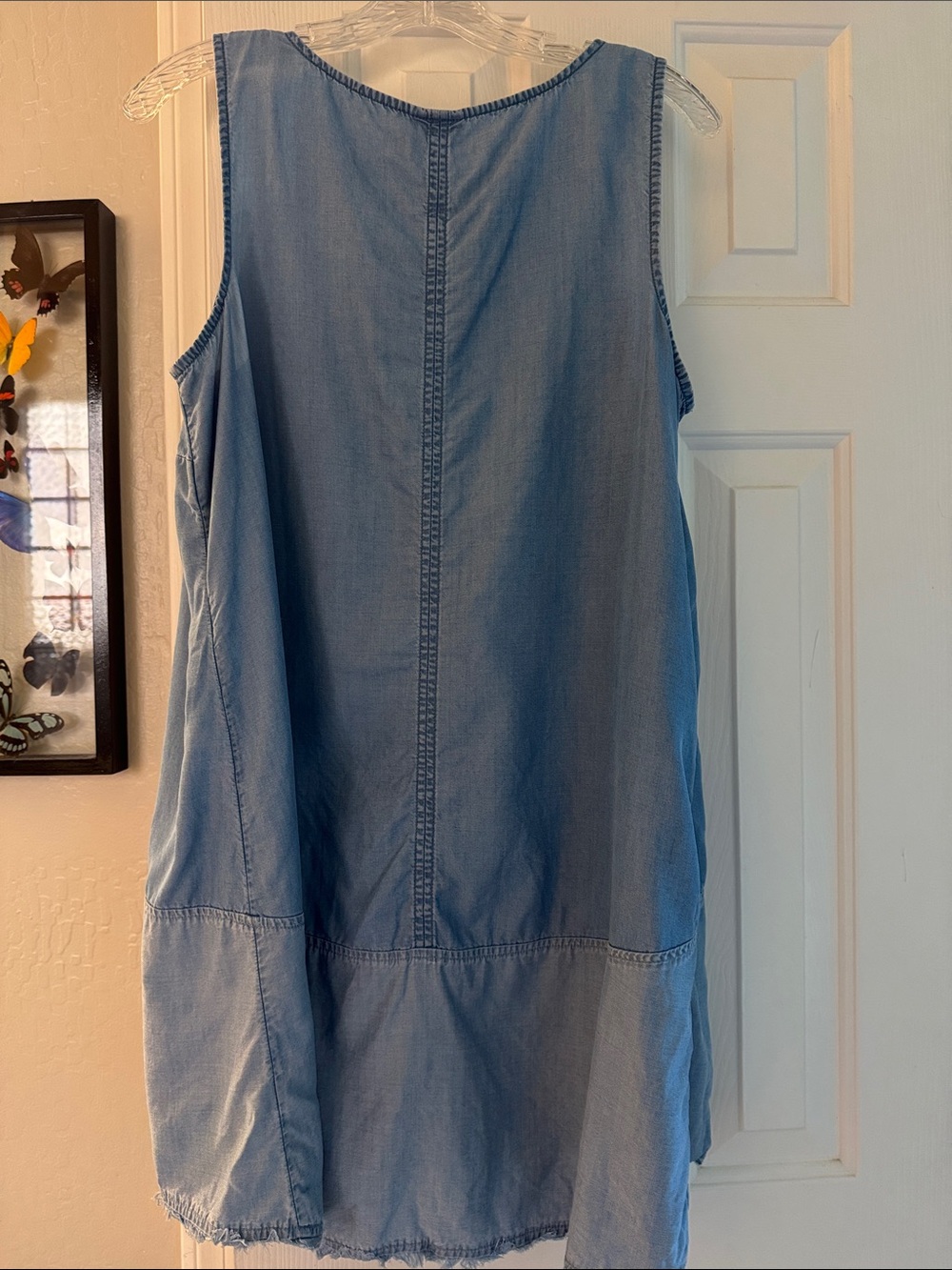 J. Jill Lightweight Denim Tunic Tank - Picture 3 of 4
